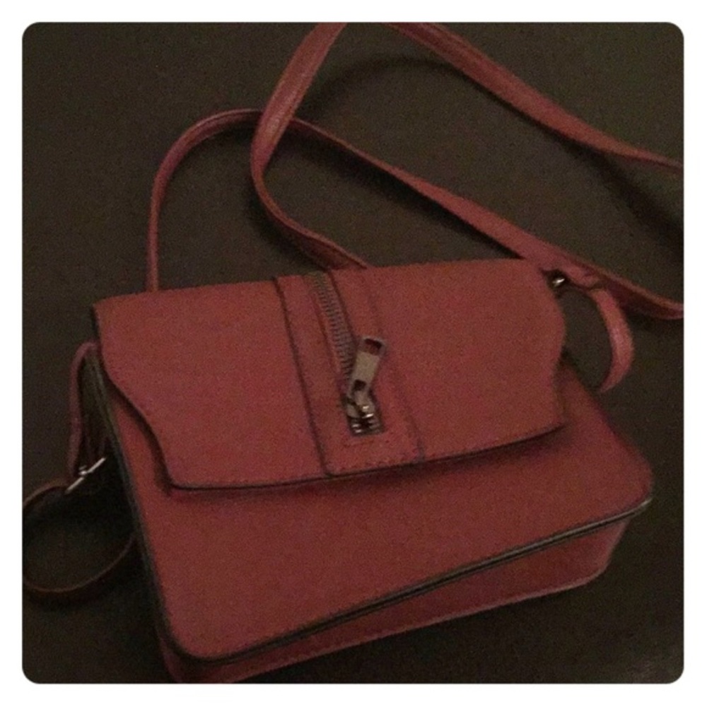 Atmosphere maroon mini purse